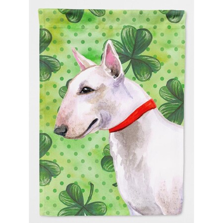 Carolines Treasures Bull Terrier Saint Patricks Flag Canvas - House Size BB9867CHF